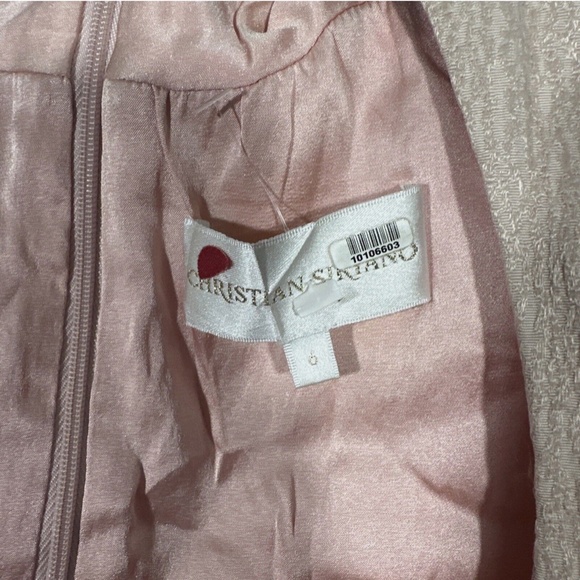 $1900 Christian Siriano [ 6 ] Grand Plie Gown Blush‎ Pink [ RENT THE RUNWAY ] - Picture 6 of 14